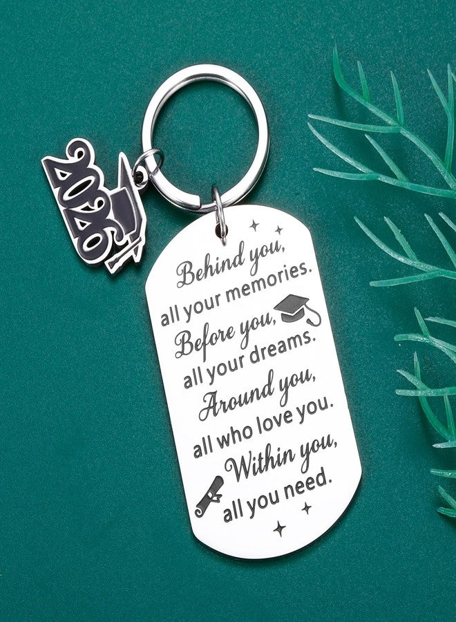FOOZDEEVAAQ Graduation Gifts for Him Her 2026 Class of 2026 Graduation Gifts Bulk Senior 2026 Gift for Girls Boys Senior Night Seniorr Year Best Gift for High School College Grad Keychain for Women Men Christmas - Image 2
